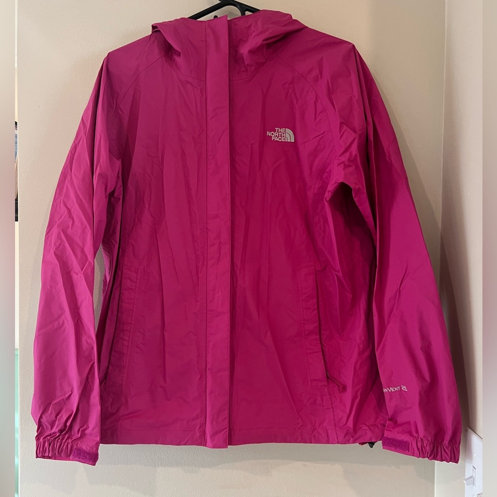 The North Face Pink Rain Jacket